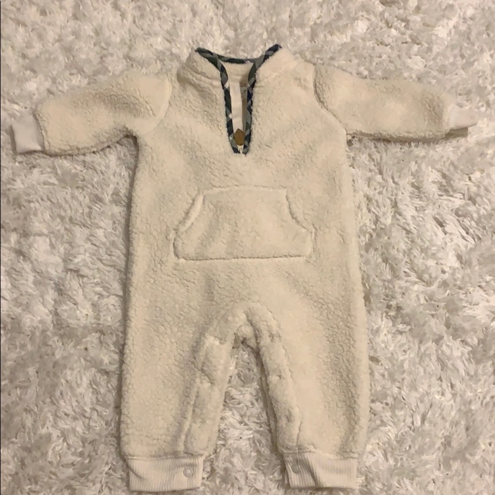 Baby boy fleece onesie